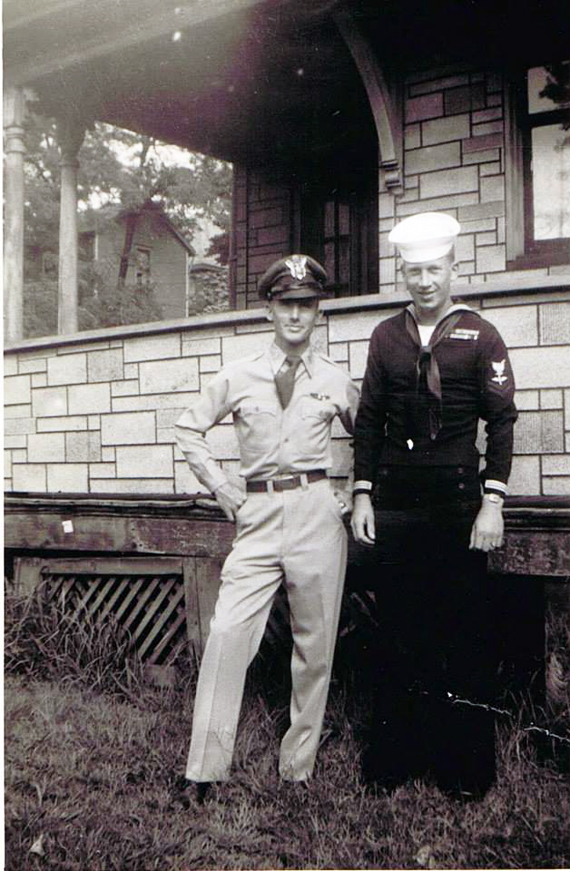 jeremiah walsh World War II Navy veteran, serving in the Pacific aboard the USS Auburn.